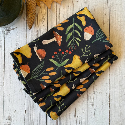 Mahogany Nature Cloth Napkins - Set of 4