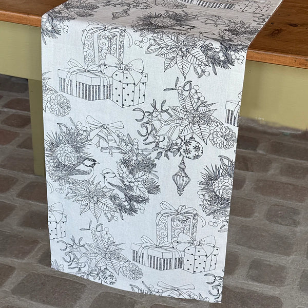 Mahogany Holiday Celebration Table Runner