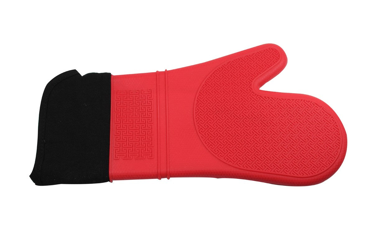 Port Style Silicone Oven Mitt With Cuff