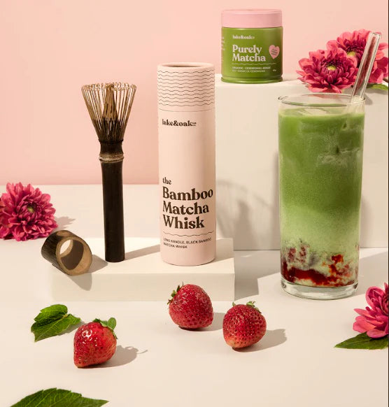 Lake & Oak Bamboo Matcha Whisk (Long Handle)