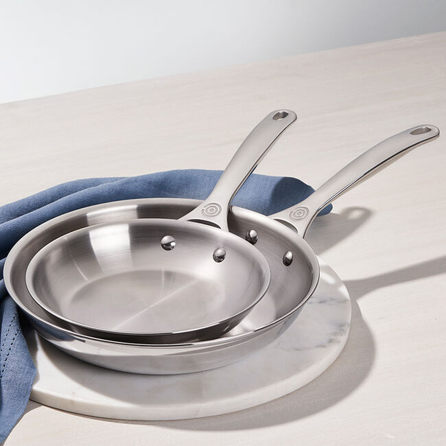 Le Creuset Stainless Steel Signature Fry Pan