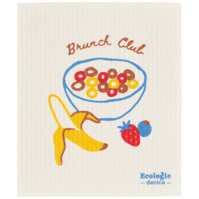 Brunch Club Swedish Dishcloth