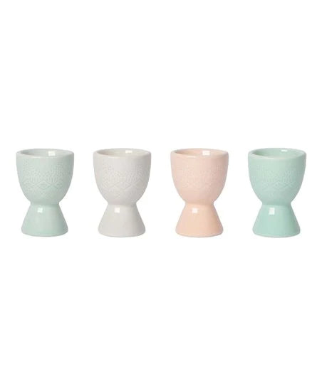 Assorted Easter Adorn Egg Cups - Set of 4