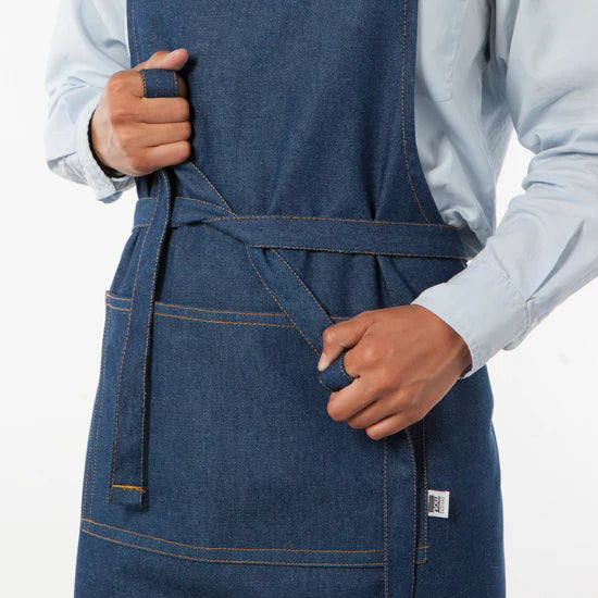 Denim Stonewash Chef's Apron