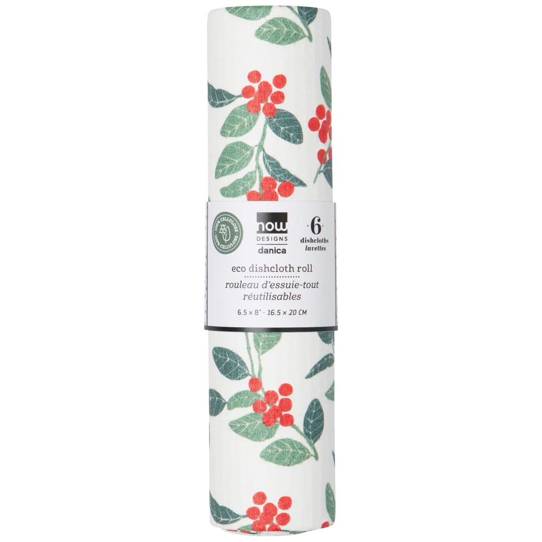 Winter Wonders Christmas Eco Dishcloth Roll