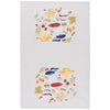 Field Mushrooms Printed Cotton Dishtowel