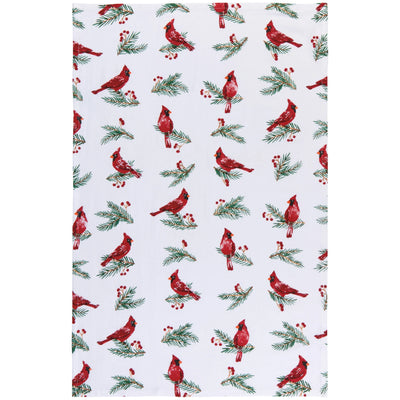 Birds & Boughs Christmas Floursack Dishtowels - Set of 3
