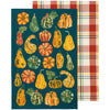 Harvest Gourds Dishtowels - Set of 2