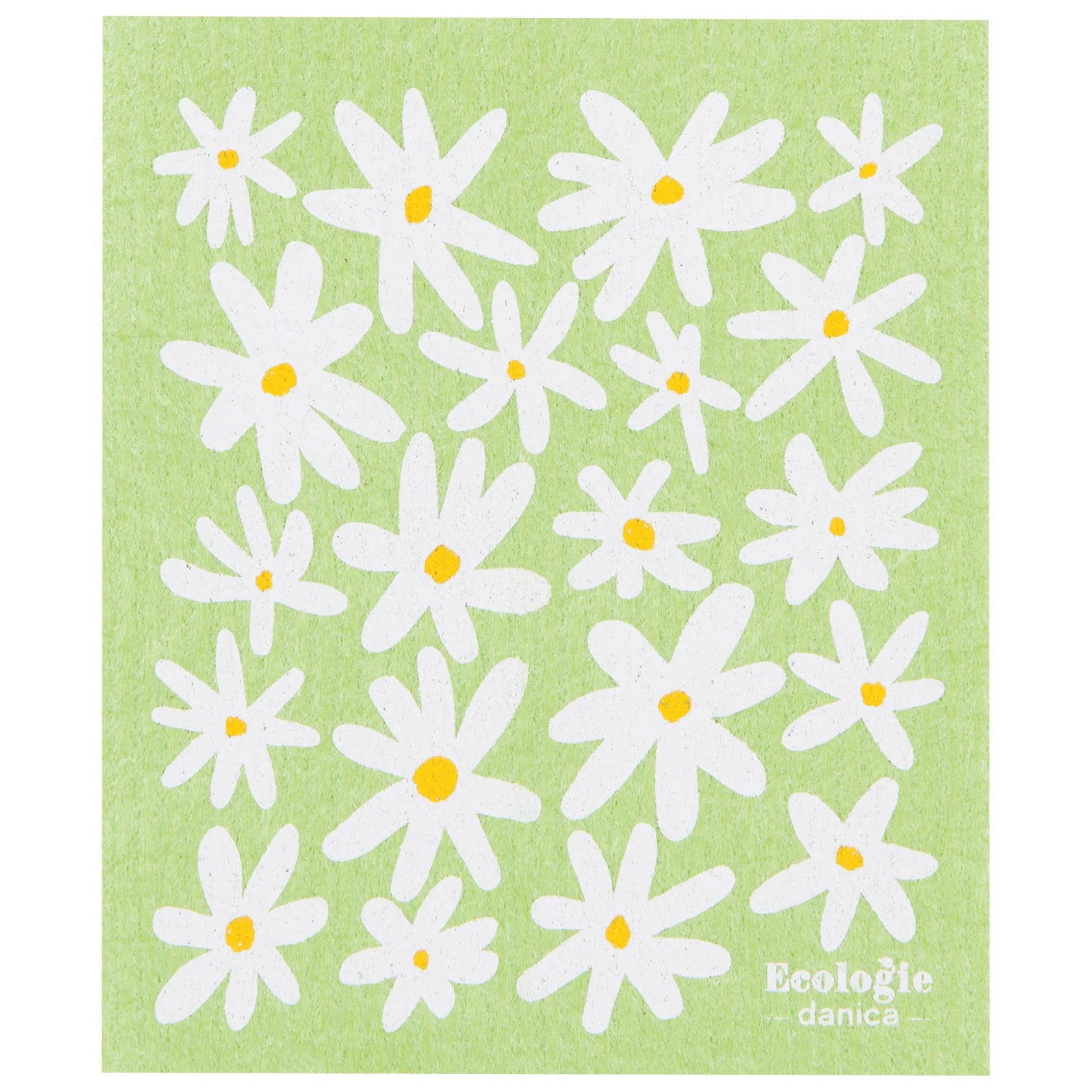 Daisies Swedish Sponge Cloth