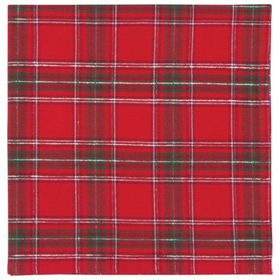 Christmas Plaid Woven Napkins - Set of 4