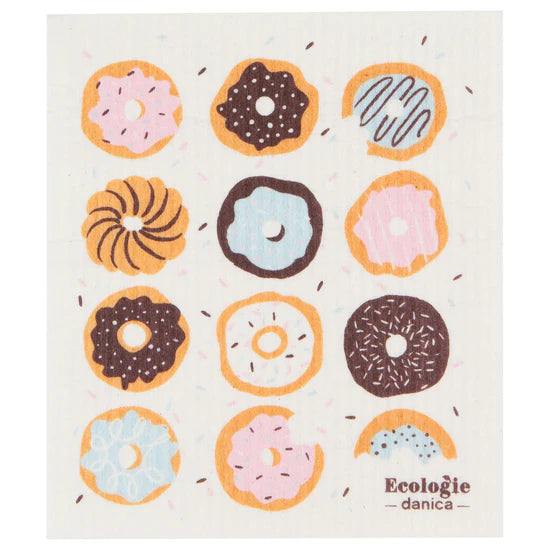 Donuts Swedish Sponge Cloth
