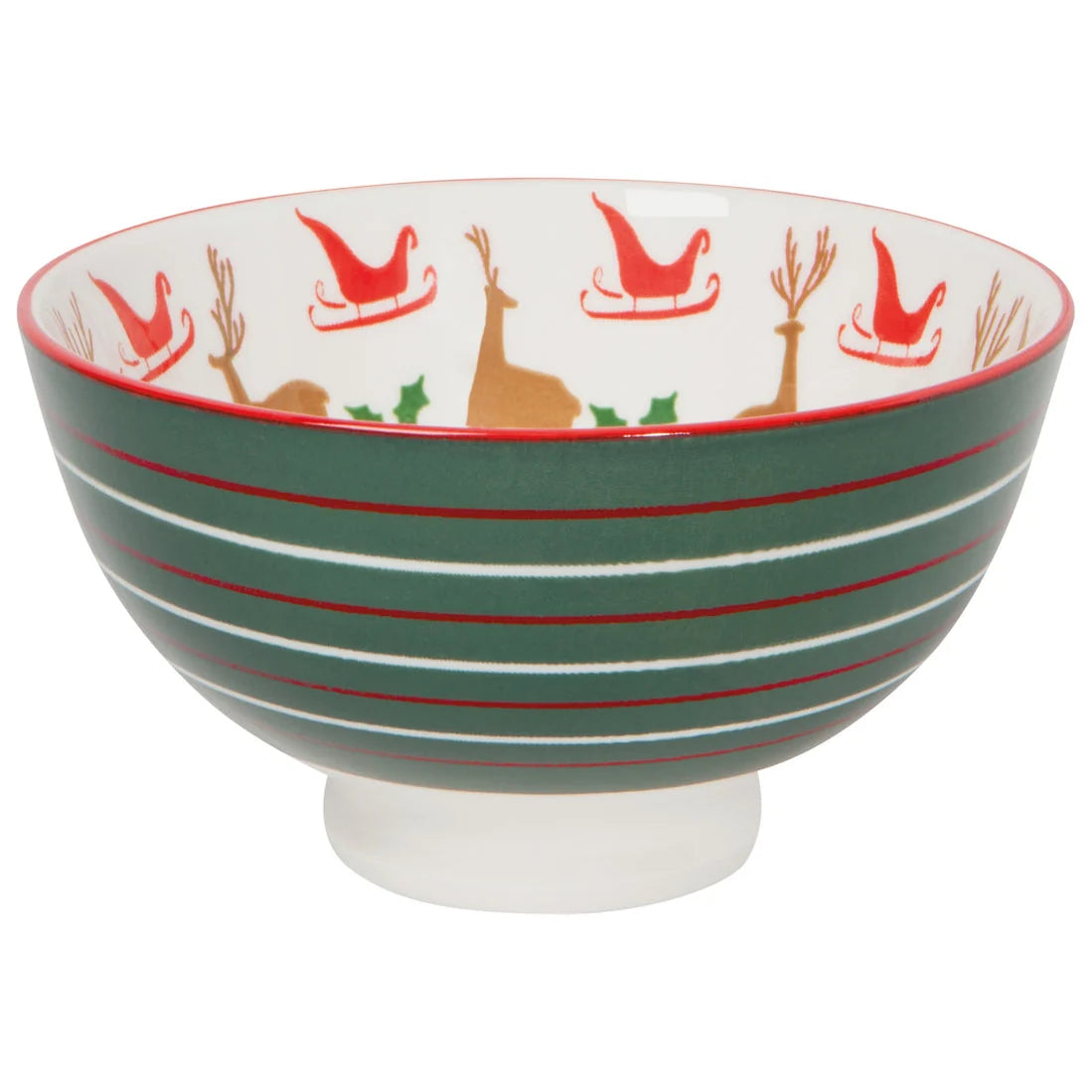 Santa's Reindeer Bowl - 4 Inch