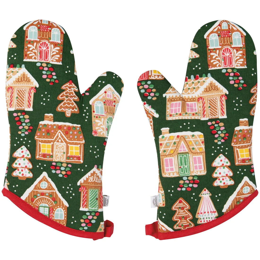 Gumdrop Lane Christmas Mitts - Set of 2