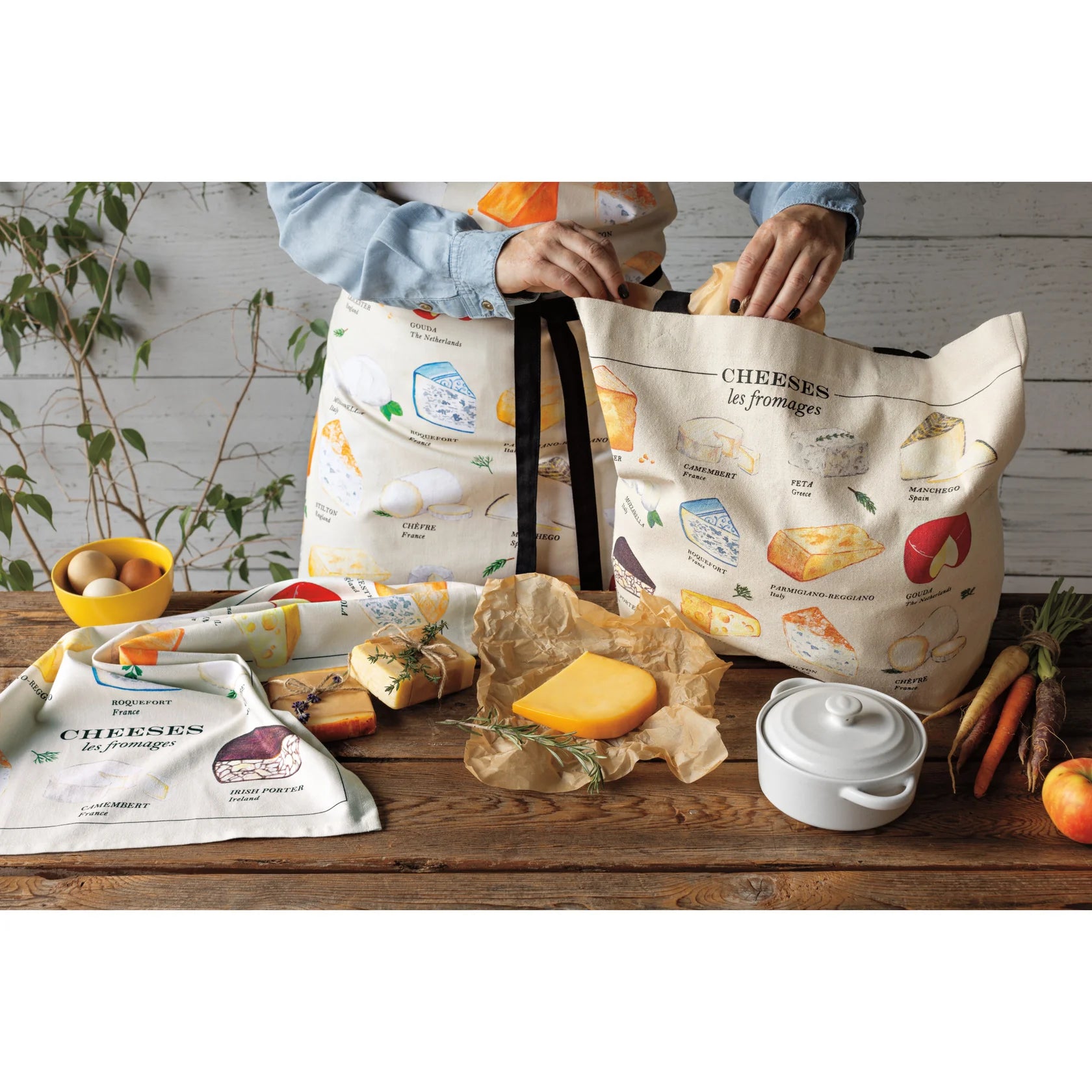 Les Fromages Dishtowel