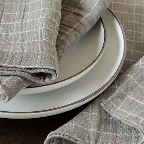 Shadow Double Weave Napkins - Set of 4