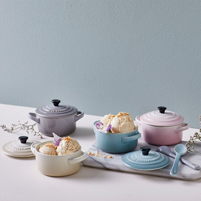 Le Creuset Calm Collection Classic Mini Round Cocottes (Set of 4)