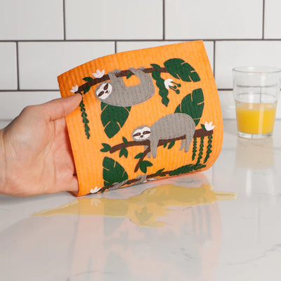 Sybil Sloth Swedish Sponge Cloth