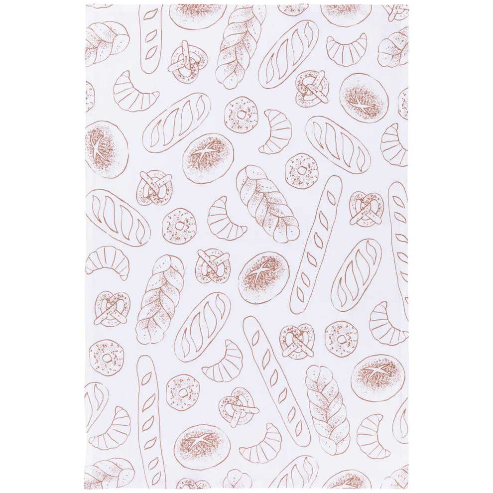 Boulangerie-Chestnut Printed Floursack Dishtowel Set