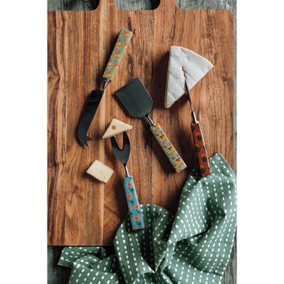 Mosaic Cheese Knives - Set of 4