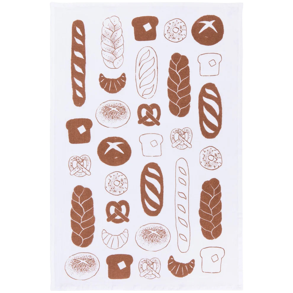 Boulangerie-Chestnut Printed Floursack Dishtowel Set