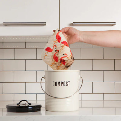 Flamingos Swedish Sponge Cloth