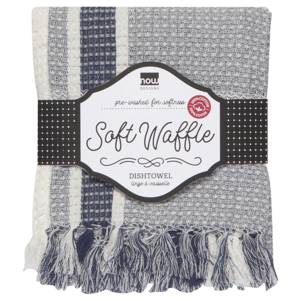 Midnight Soft Waffle Dishtowel