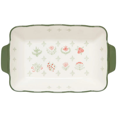 Camellia Stoneware Baking Dish