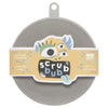 Scrub Bub Fog Gray Silicon Scrubber