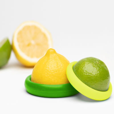 Citrus Silicone Food Savers - Set of 2
