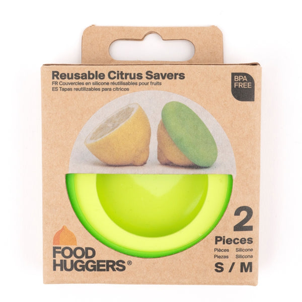 Citrus Silicone Food Savers - Set of 2