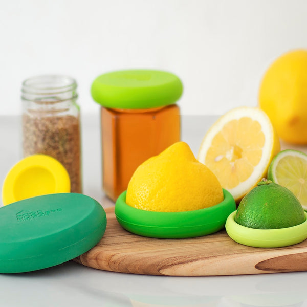 Citrus Silicone Food Savers - Set of 2