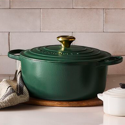 Le Creuset Round Dutch Oven - 5.3L (Forêt  - New Color!)