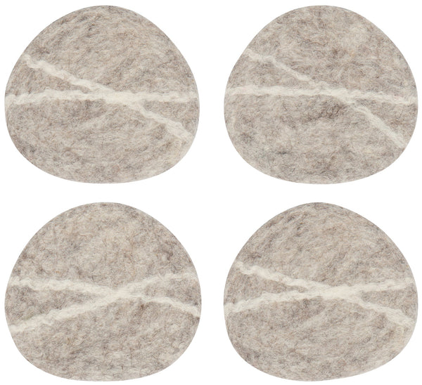 Striato Felt Coaster - Set of 4