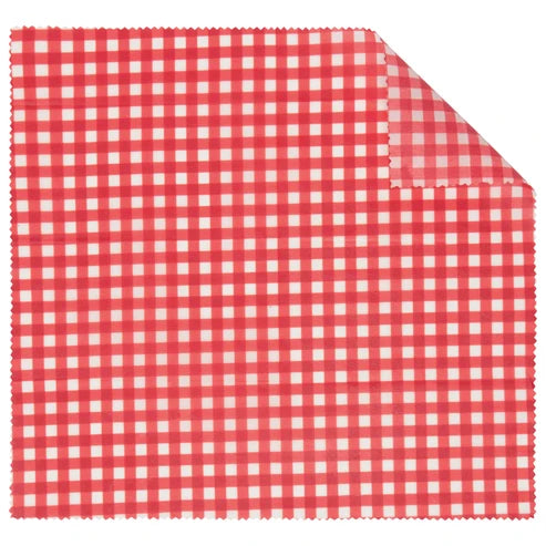 Gingham Dot and Stripe Beeswax Wrap - Set of 3