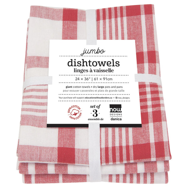 Jumbo Tea Towels - Set of 3