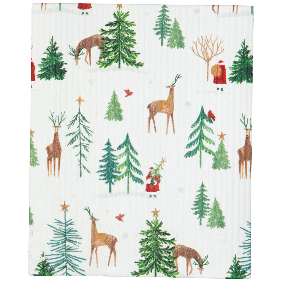 Winter Wonders Christmas Eco Dishcloth Roll
