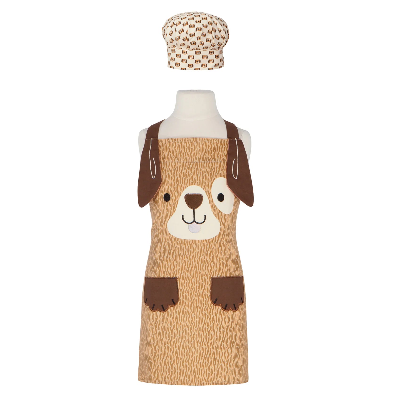 Dog Daydream Kids Apron & Hat Set