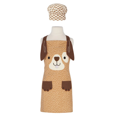 Dog Daydream Kids Apron & Hat Set