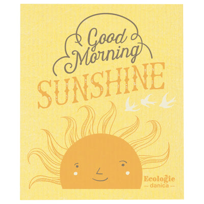 Good Morning Sun Swedish Sponge Cloth