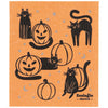 Purranormal Activity Halloween Swedish Dishcloth
