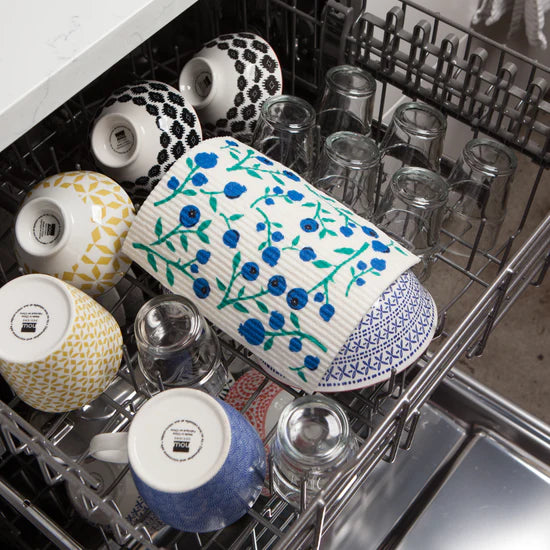 Blueberries Swedish Sponge Cloth