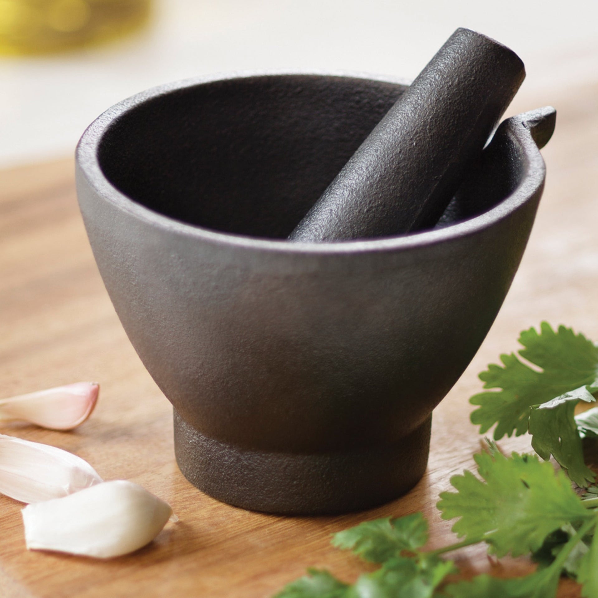 Cast Iron Mortar and Pestle