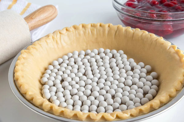 Ceramic Pie Weights with Storage Container