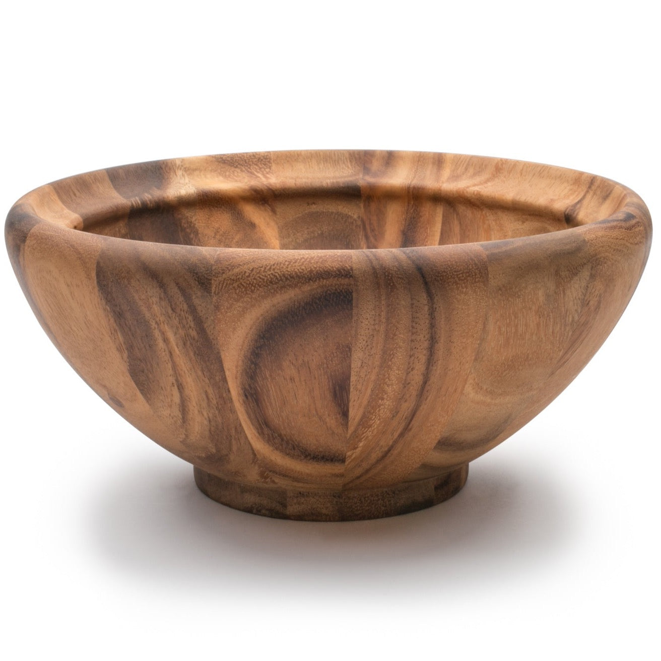 Large Acacia Wood Salinas Salad Bowl