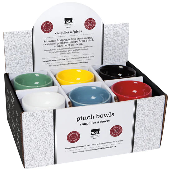 Color Center Pinch Bowls