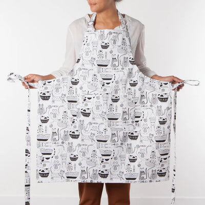 Purr Party Chef's Cotton Apron