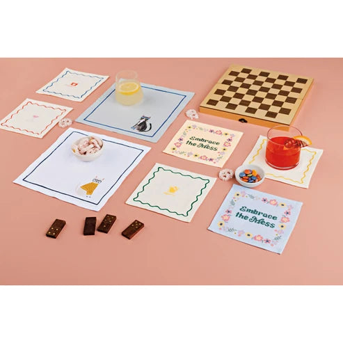 Kitsch Stitch Cocktail Napkins - Set of 4