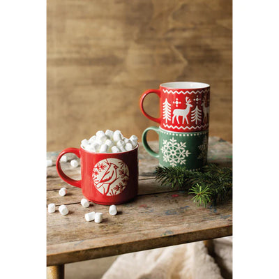 Good Tidings Cardinal Stacking Mug
