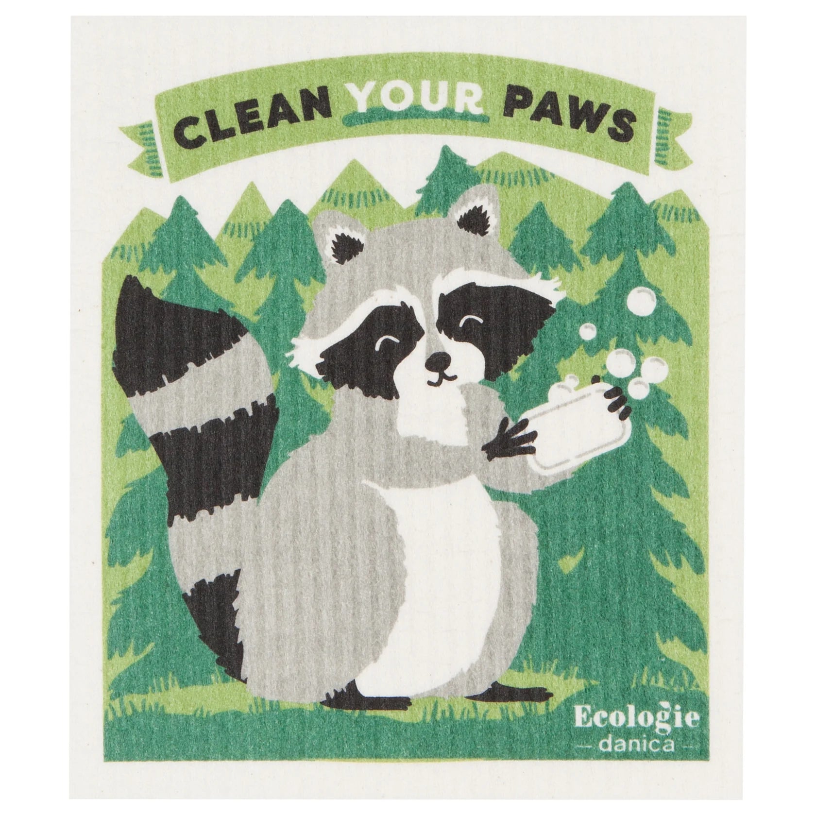 Clean Your Paws Swedish Sponge Cloth