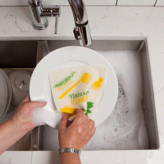 Natural Cleaning Swedish Sponge Cloth